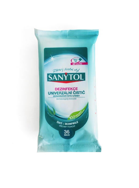 Sanytol dez.univers vlhč.ubrousky 36ks | Čistící a mycí prostředky - Speciální čističe - Ostatní Sanytol dez.univers vlhč.ubrousky 36ks | Čistící a mycí prostředky - Speciální čističe - Ostatní
